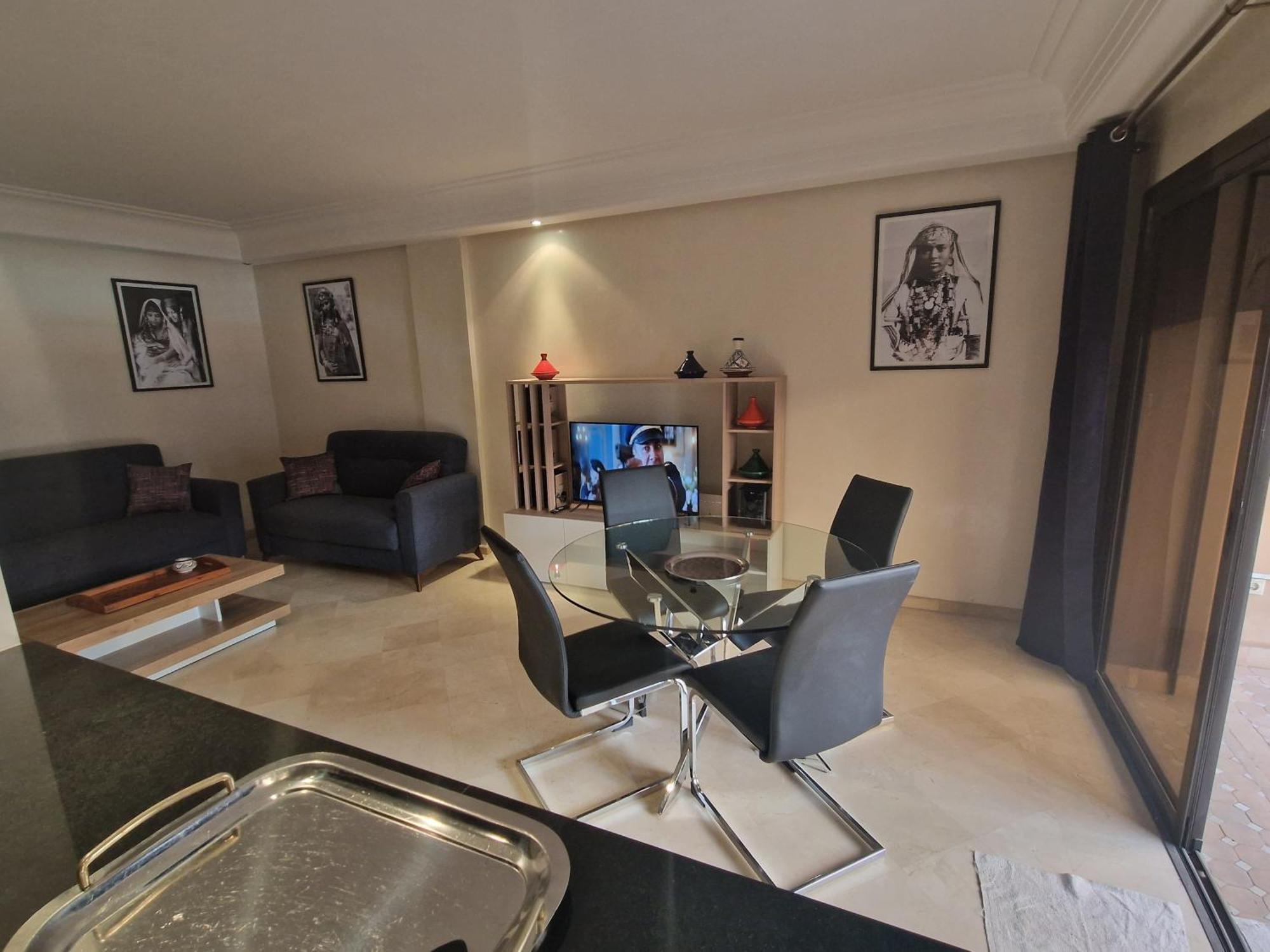 Appartement Carre D'Or Centre Marrakech Marrakesh Exteriör bild