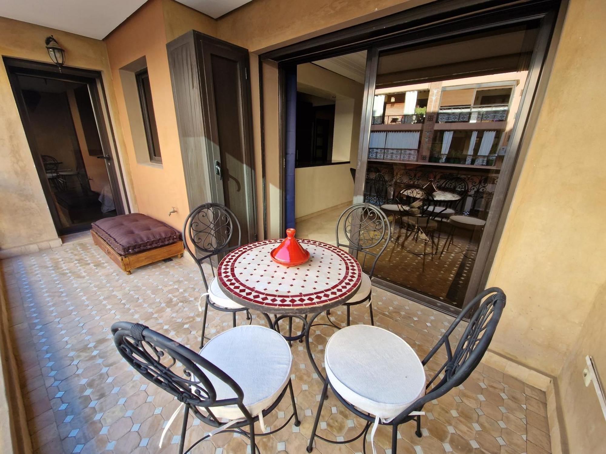 Appartement Carre D'Or Centre Marrakech Marrakesh Exteriör bild